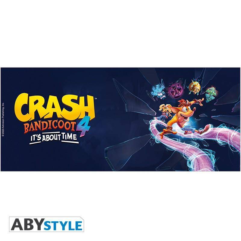 Crash Bandicoot - Becher - 320 ml - It's About Time - mit Box