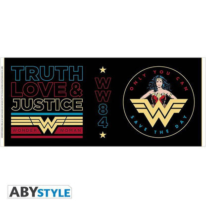 DC Comics - Becher - 320 ml - retro Wonder Woman