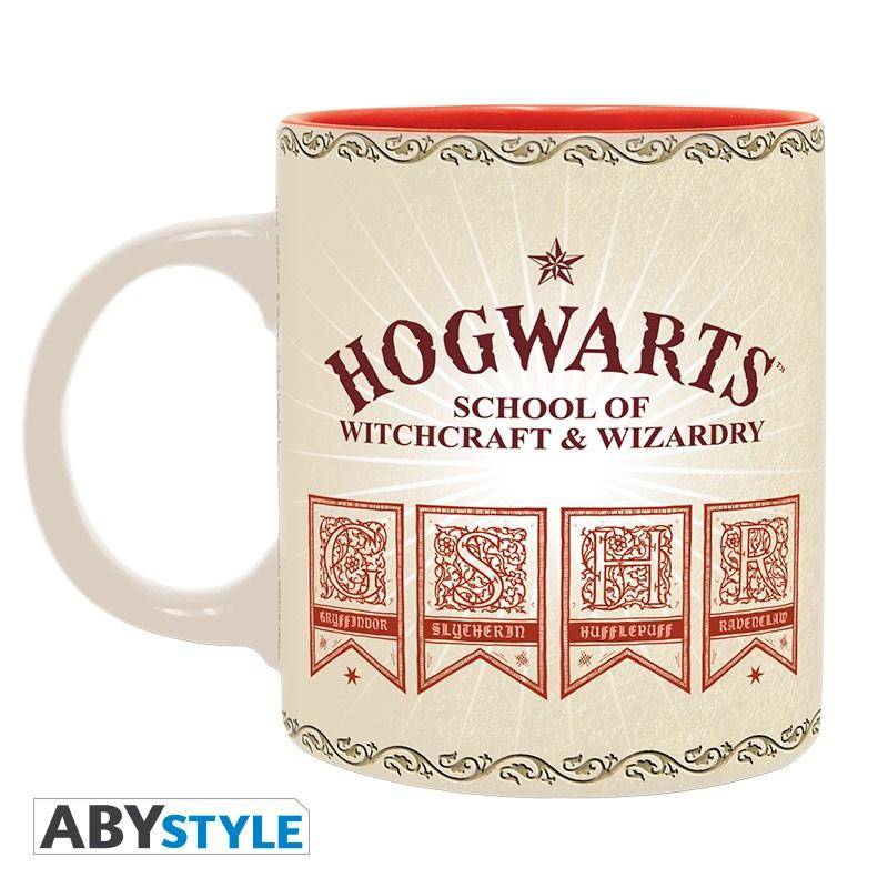 Harry Potter - Becher - 320 ml - Hogwarts 4 Häuser