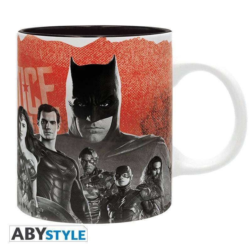 DC Comics - Becher - 320 ml -Justice League rot - mit Box