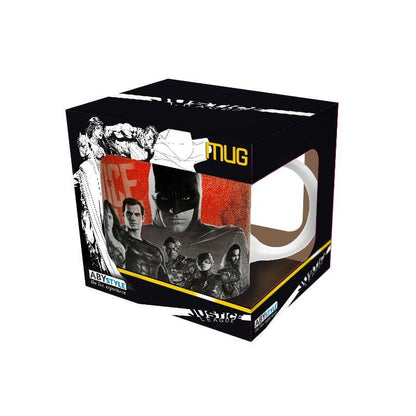 DC Comics - Becher - 320 ml -Justice League rot - mit Box