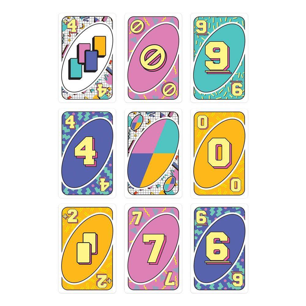 UNO Kartenspiel Iconic Series Jubiläumsedition 1990's