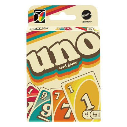 UNO Kartenspiel Iconic Series Jubiläumsedition 1970's