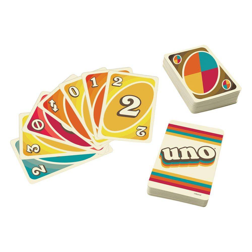UNO Kartenspiel Iconic Series Jubiläumsedition 1970's
