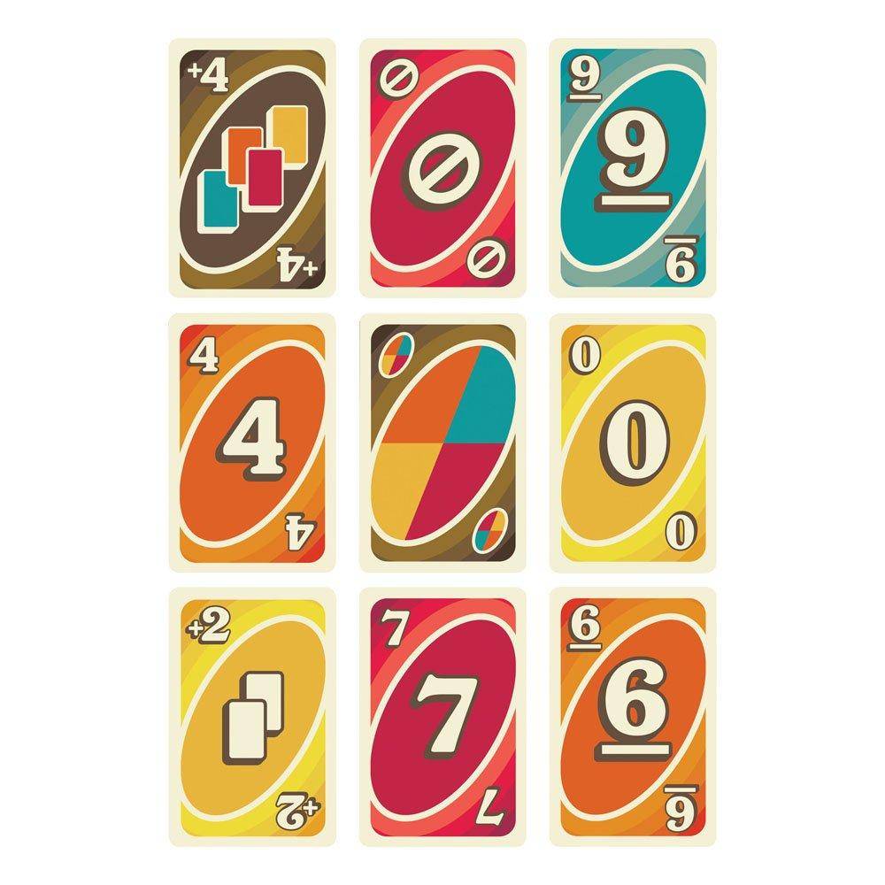 UNO Kartenspiel Iconic Series Jubiläumsedition 1970's