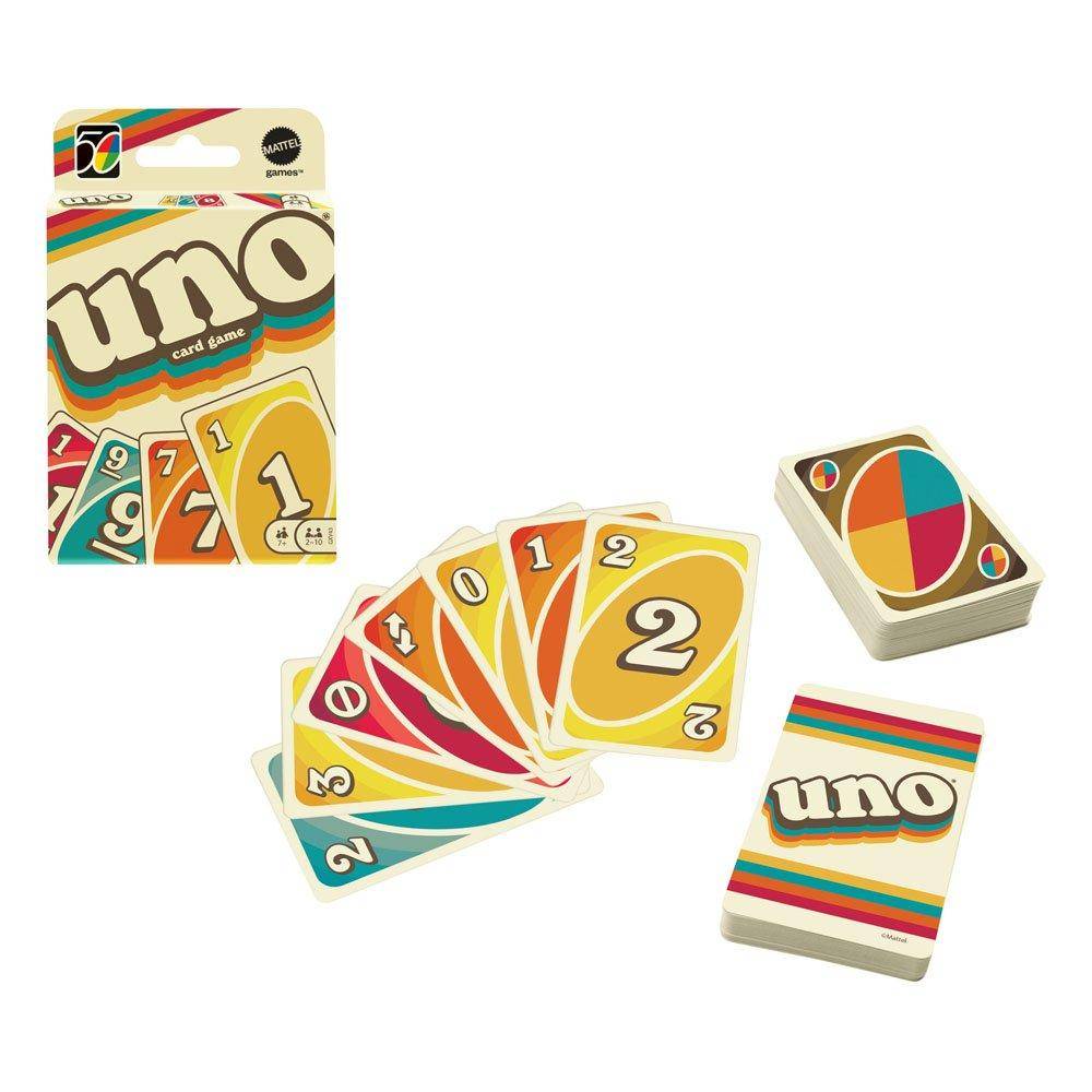 UNO Kartenspiel Iconic Series Jubiläumsedition 1970's