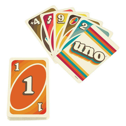 UNO Kartenspiel Iconic Series Jubiläumsedition 1970's