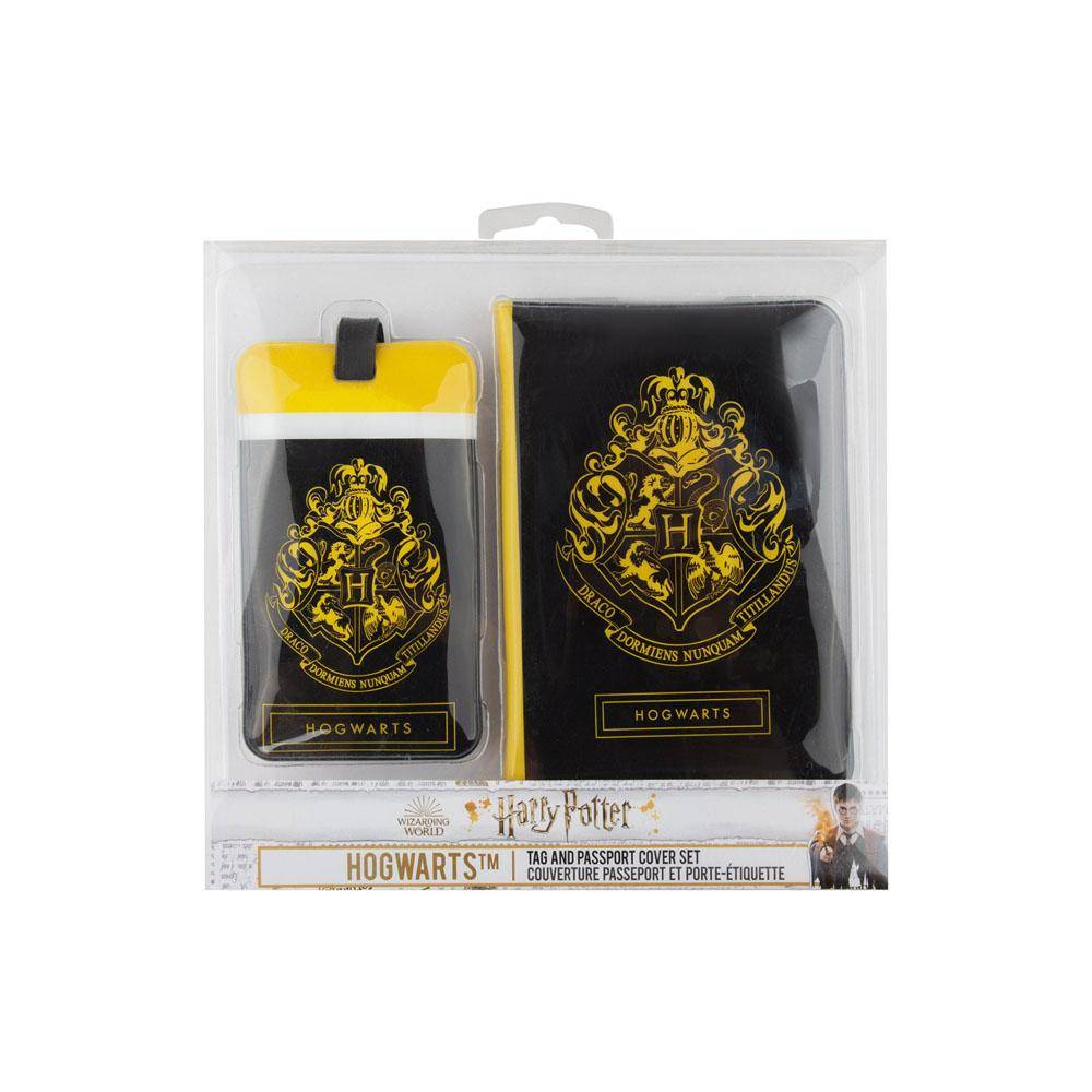 Harry Potter Kofferanhänger & Reisepass-Halter Set Hogwarts
