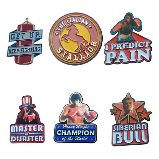 Rocky Ansteck-Pin 6er-Pack 45th Anniversary Limited Edition