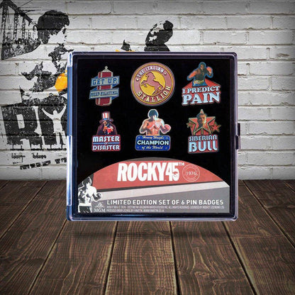Rocky Ansteck-Pin 6er-Pack 45th Anniversary Limited Edition