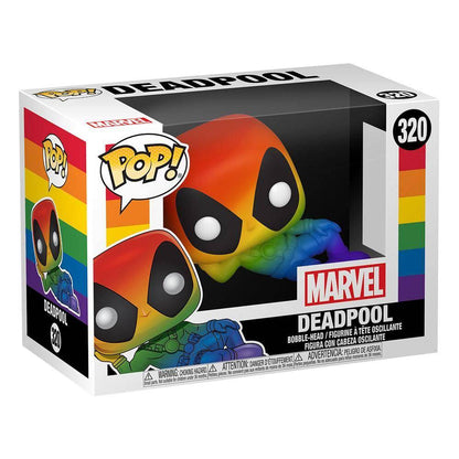 Marvel POP! Pride Vinyl Figur Deadpool (RNBW) 9 cm