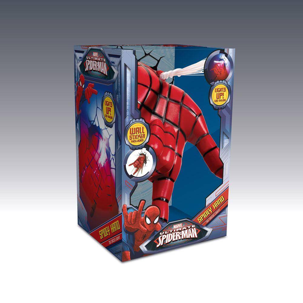 Ultimate Spider-Man 3D LED Leuchte Spider-Man Hand