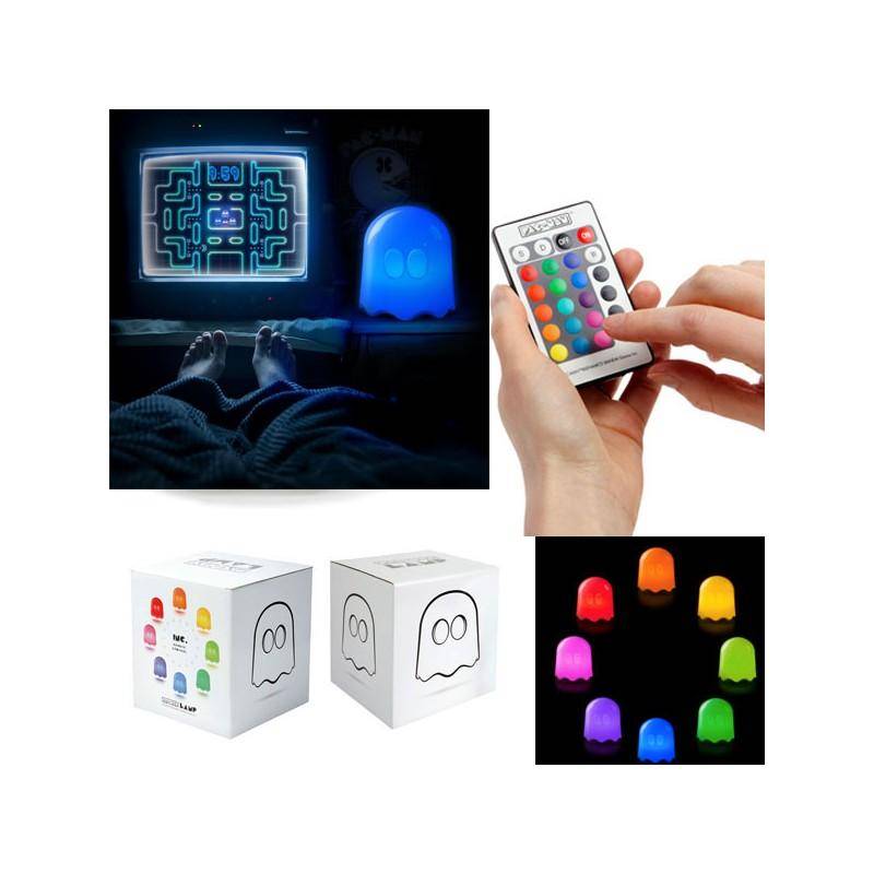 Pac-Man - Ghost Multicolor Lampe mit Fernbedienung