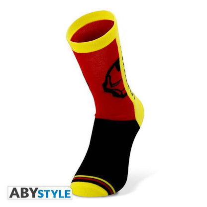 Marvel - Socken - Gelb, Rot, Schwarz - Iron Man