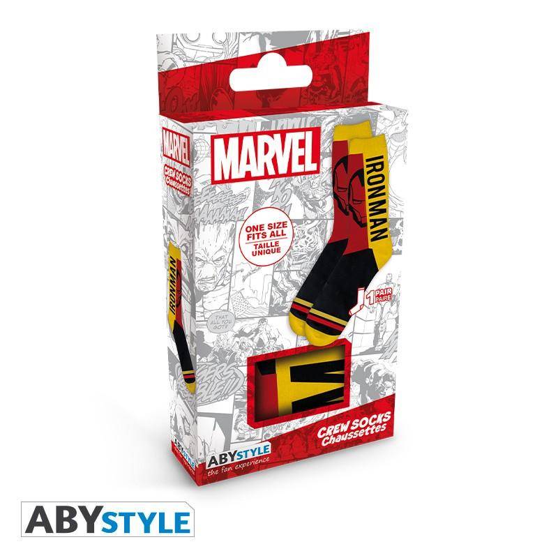 Marvel - Socken - Gelb, Rot, Schwarz - Iron Man