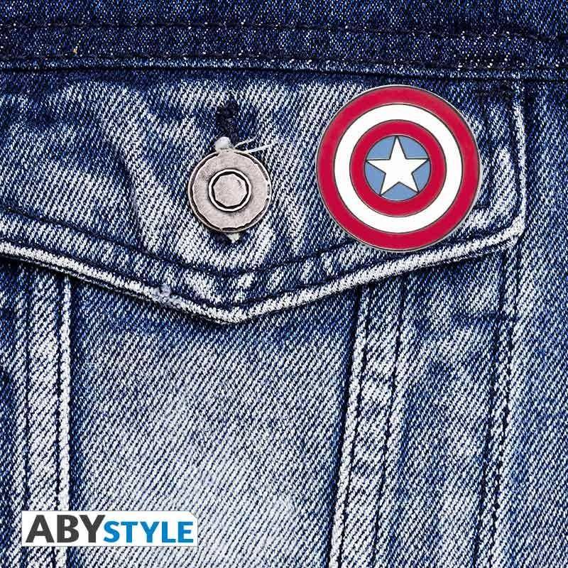 Marvel - Pin Schild Captain America