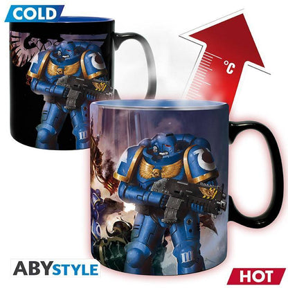 Warhammer - Mug Heat Change -460ml Ultramarine & Black Legion
