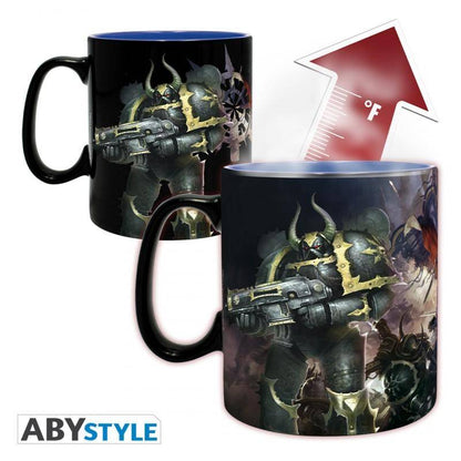 Warhammer - Mug Heat Change -460ml Ultramarine & Black Legion