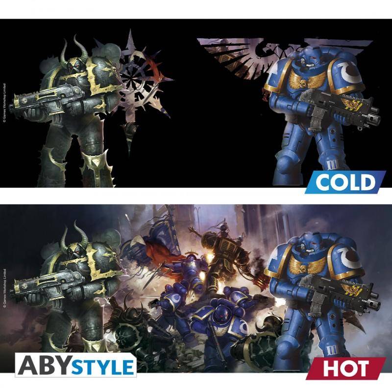 Warhammer - Mug Heat Change -460ml Ultramarine & Black Legion