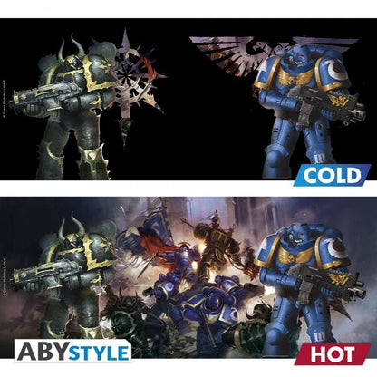 Warhammer - Mug Heat Change -460ml Ultramarine & Black Legion