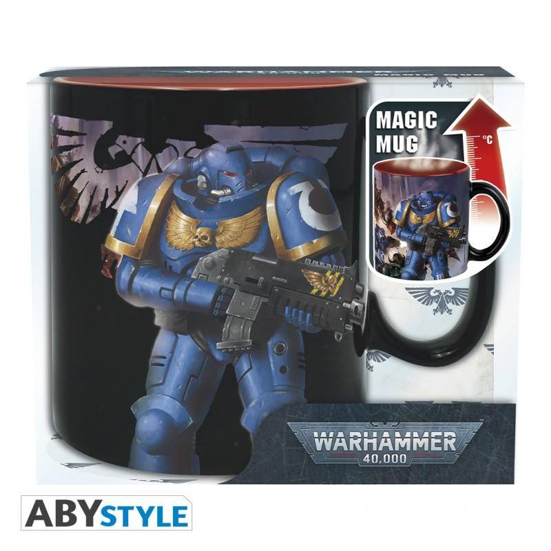 Warhammer - Mug Heat Change -460ml Ultramarine & Black Legion