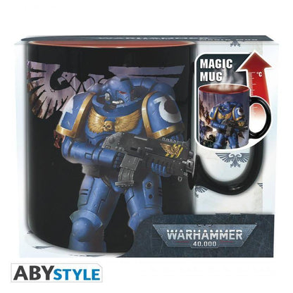 Warhammer - Mug Heat Change -460ml Ultramarine & Black Legion