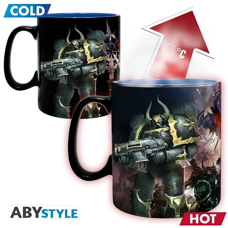 Warhammer - Mug Heat Change -460ml Ultramarine & Black Legion