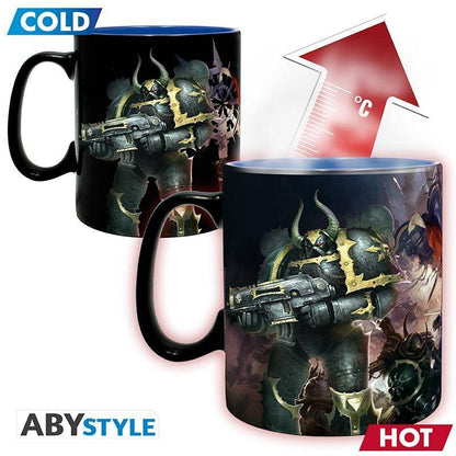 Warhammer - Mug Heat Change -460ml Ultramarine & Black Legion