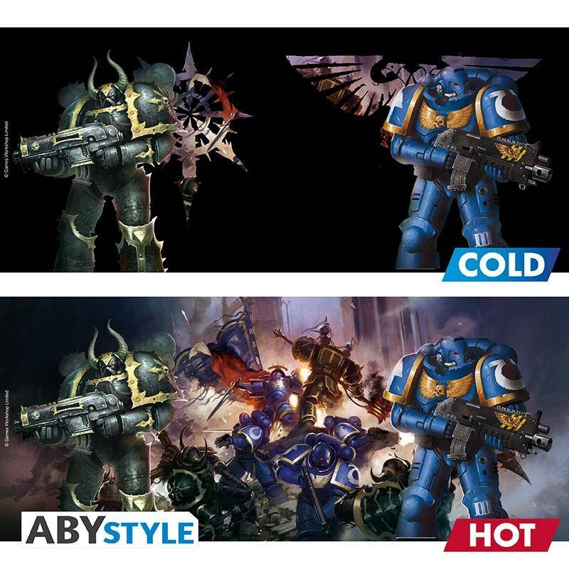 Warhammer - Mug Heat Change -460ml Ultramarine & Black Legion