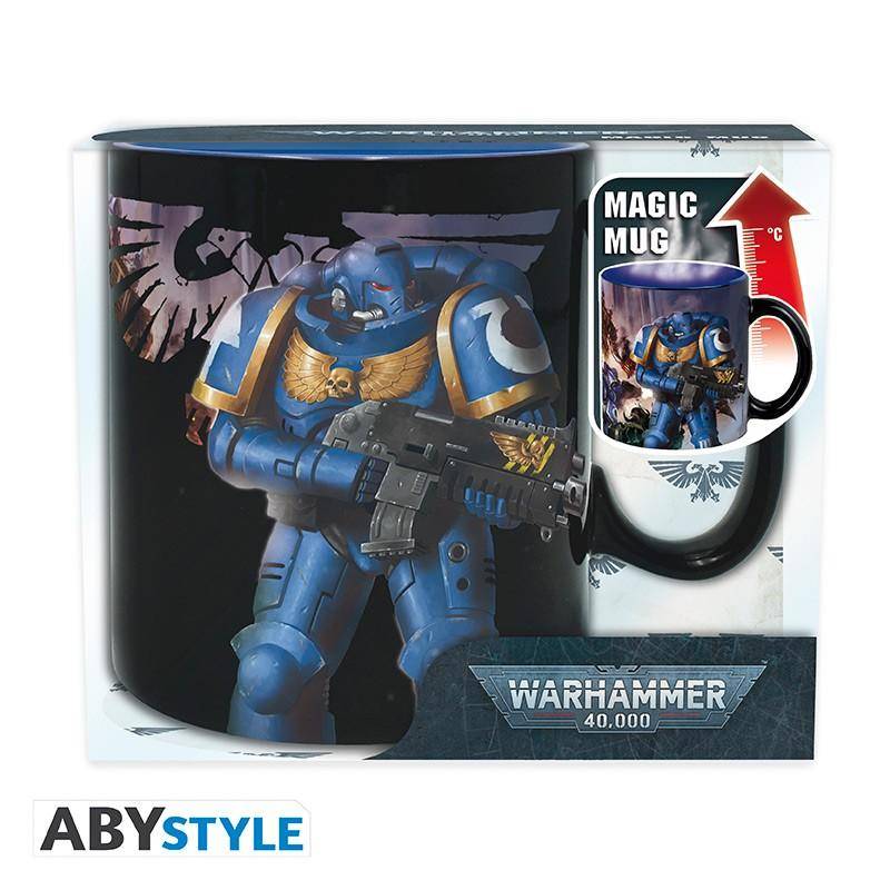 Warhammer - Mug Heat Change -460ml Ultramarine & Black Legion