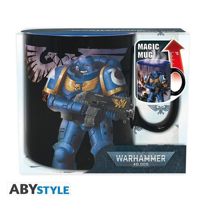 Warhammer - Mug Heat Change -460ml Ultramarine & Black Legion