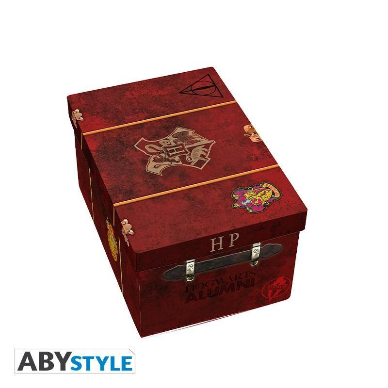 Harry Potter - Pck premium 3D Becher + Schlüsselanhänger 3D +Pin "Harry' Koffer"