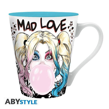 DC Comics - Pck Mug250ml + Schlüsselanhänger + Notizbuch "Harley Quinn Mad Love"