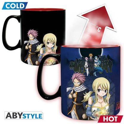 Fairy Tail - Becher Wärmewechsel - 460 ml - Natsu & Lucy