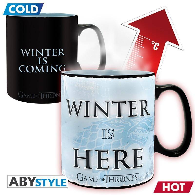 Game Of Thrones - Becher Heat Change - 460 ml - Der Winter ist da