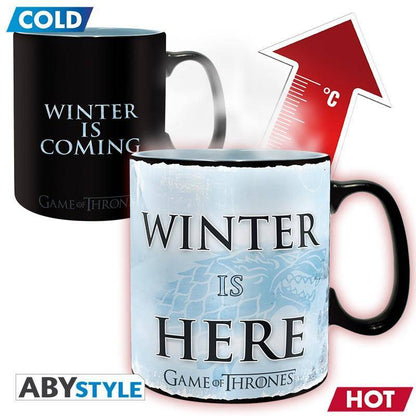 Game Of Thrones - Becher Heat Change - 460 ml - Der Winter ist da