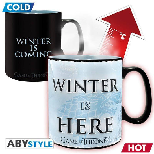 Game Of Thrones - Becher Heat Change - 460 ml - Der Winter ist da