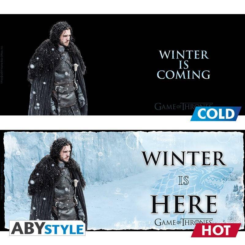 Game Of Thrones - Becher Heat Change - 460 ml - Der Winter ist da