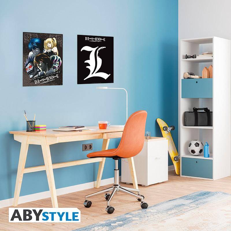 Death Note - Poster Doppelpack - L & Gruppe (52x38)
