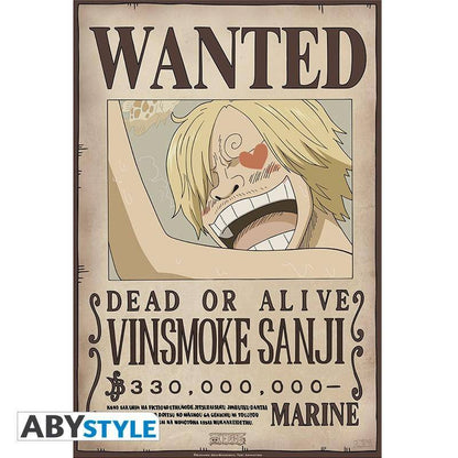 One Piece - Satz 2 Chibi-Poster - Gesucht Zoro & Sanji (52x35)