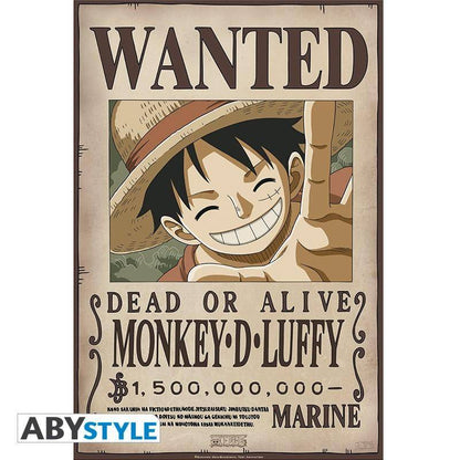 One Piece - Satz 2 Chibi-Poster - Gesucht: Luffy & Ace (52x35)