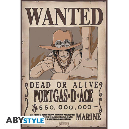 One Piece - Satz 2 Chibi-Poster - Gesucht: Luffy & Ace (52x35)