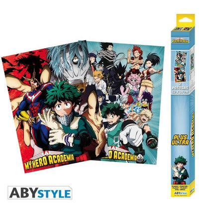 My Hero Academia - Poster Doppelpack Kunstwerke - 52 x 38 cm