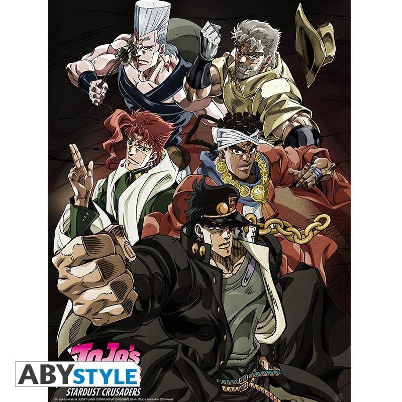 JoJo´s Bizarre Adventure - Poster "Stardust Crusaders" (52x38)
