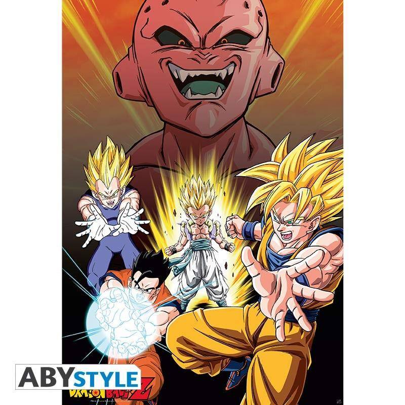 Dragon Ball - Poster "DBZ/ Buu vs. Saiyans" - 91,5 x 61 cm