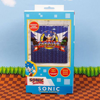 Sonic the Hedgehog - Duschvorhang Retro - 180 x 180 cm