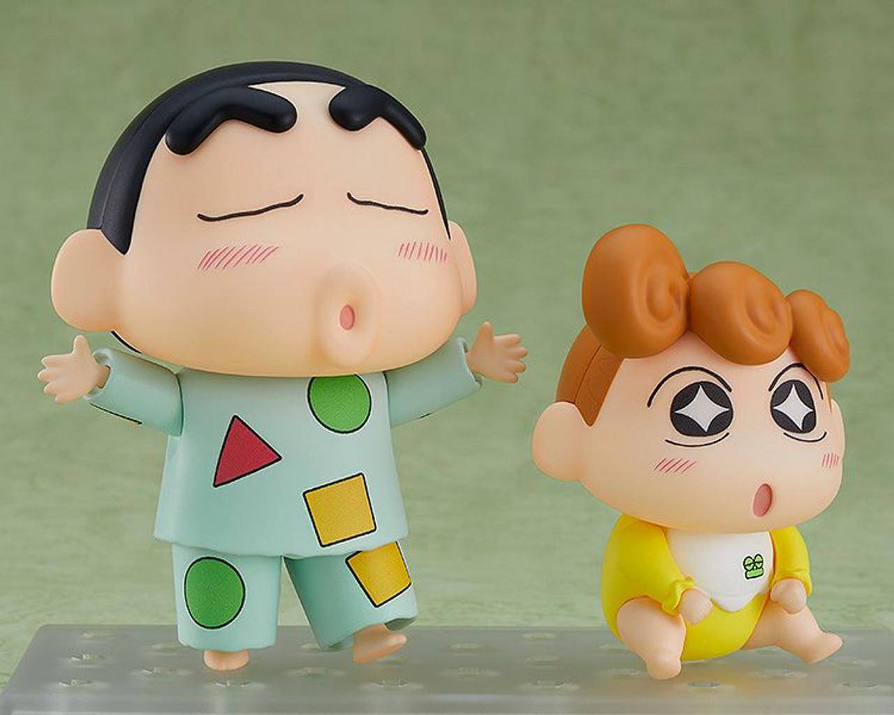 Shin Chan - Minifigur Shinnosuke Nohara & Himawari im Schlafanzug - 8 cm