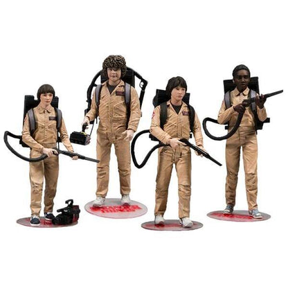 Stranger Things Actionfiguren 4er-Pack Ghostbusters 15 cm
