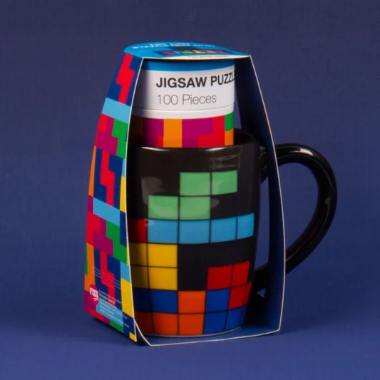 Tetris - Geschenk Set Tetrominos - Tasse & Puzzle