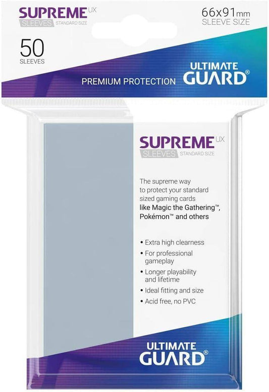 Ultimate Guard - Kartenhüllen Supreme UX Standardgröße - Transparent (50)